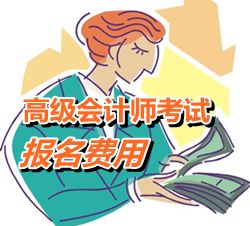 浙江2015年高級(jí)會(huì)計(jì)師考試報(bào)名費(fèi)用