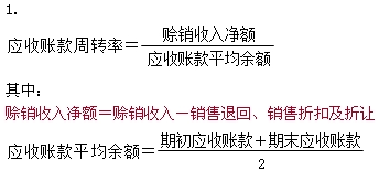 2015年中級(jí)審計(jì)師《審計(jì)專業(yè)相關(guān)知識(shí)》復(fù)習(xí)：應(yīng)收賬款周轉(zhuǎn)率