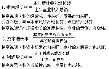 2015年中級(jí)審計(jì)師《審計(jì)專業(yè)相關(guān)知識(shí)》復(fù)習(xí)：發(fā)展能力分析