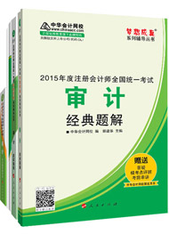 2015年注冊會計師“夢想成真”輔導書五冊通關-審計