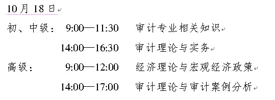 重慶2015年中級審計(jì)師考試報(bào)名時(shí)間5月13日至6月3日