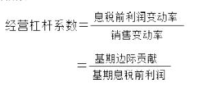 2015年注冊(cè)會(huì)計(jì)師《審計(jì)》財(cái)務(wù)杠桿公式總結(jié)