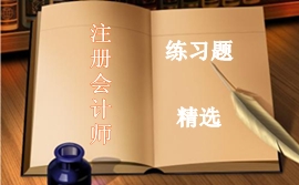 注冊會(huì)計(jì)師練習(xí)題精選