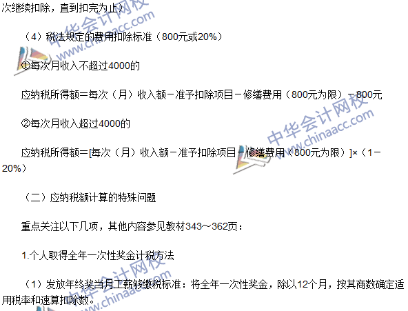 2016注冊會計師《稅法》高頻考點：應納稅額的計算