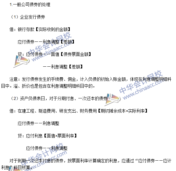 2016年注會《會計》高頻考點：應(yīng)付債券