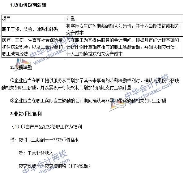 2016年注會《會計》高頻考點(diǎn)：短期薪酬的確認(rèn)與計量