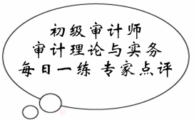 初級審計(jì)師《審計(jì)理論與實(shí)務(wù)》易錯(cuò)題點(diǎn)評