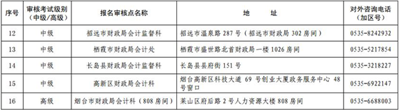 山東煙臺(tái)高級(jí)會(huì)計(jì)師現(xiàn)場(chǎng)審核地點(diǎn)