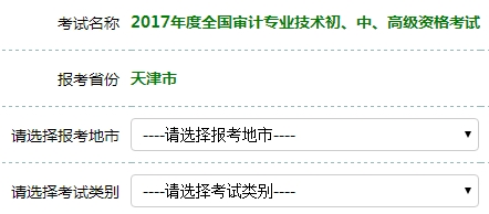 2017年審計師考試報名入口開通