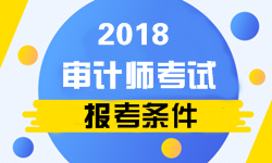 2018年審計師考試報名條件相關(guān)政策