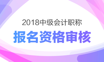 寧夏2018年中級會計職稱報名現(xiàn)場資格審核3月19日-30日