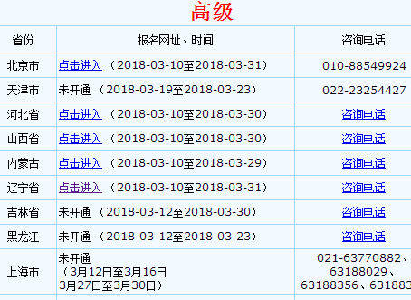 2018年高級會(huì)計(jì)師考試報(bào)名流程（圖文）