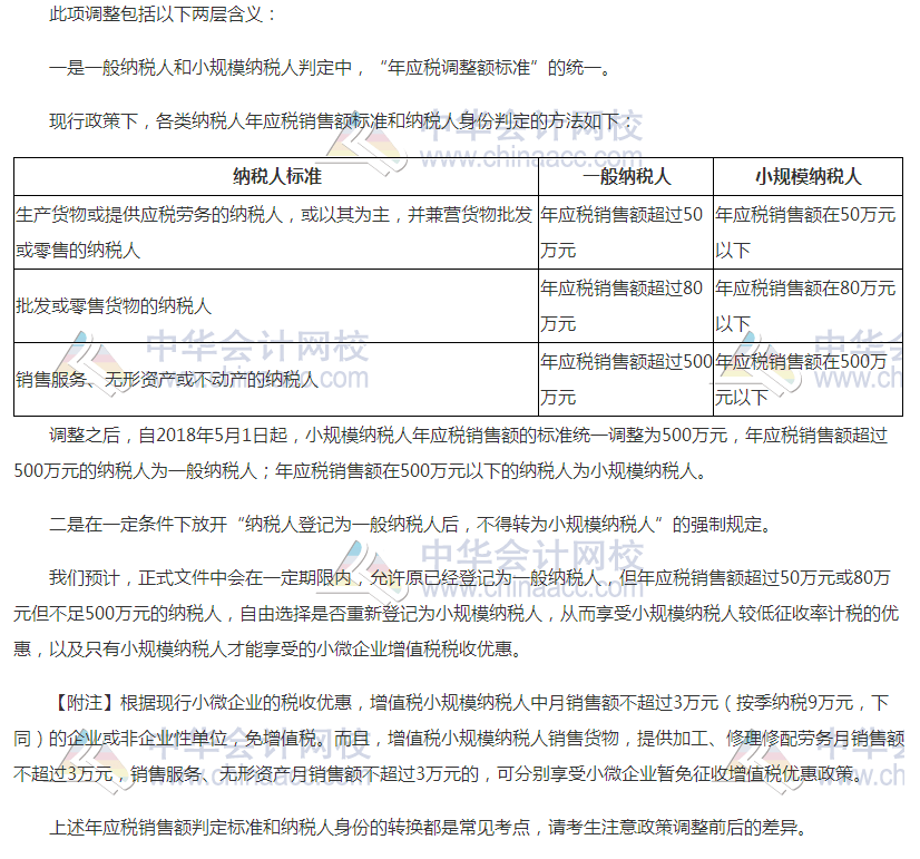 增值稅稅率調(diào)整對2018年初級會計考試有何影響？