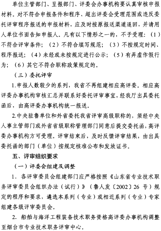 山東關于做好2018年度高級職稱評審工作的通知