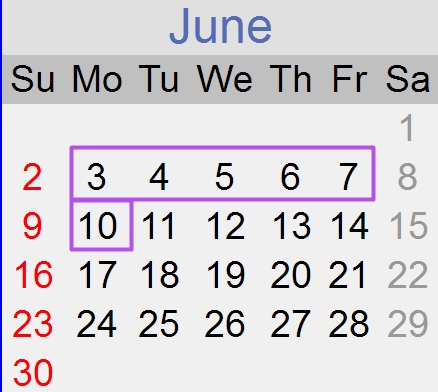 June