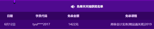 就在昨天 報了高級會計師課程的他被免單砸中了 你還觀望嗎？