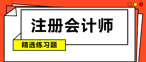 注冊(cè)會(huì)計(jì)師精選習(xí)題