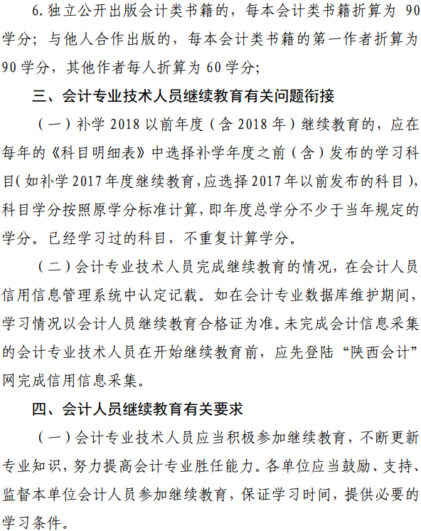 陜西銅川2019年會計人員繼續(xù)教育通知