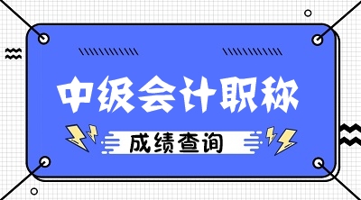 提前了解2020中級會計師考試查分步驟