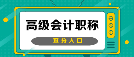 福建2019年高級會計師成績查詢開始了