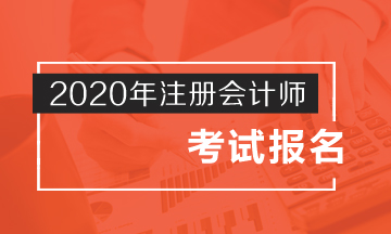 廣西2020注冊會計師考試報名條件公布了嗎？