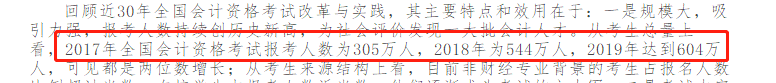 官方數(shù)據(jù)：2019年中級(jí)會(huì)計(jì)職稱(chēng)通過(guò)率僅為13.125% 