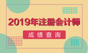 廣東梅州注冊會計師可以查成績啦！