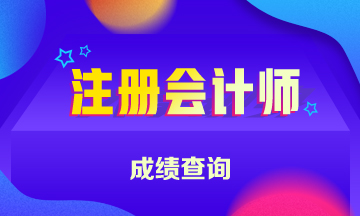 2019年廣東汕頭注會(huì)考試成績(jī)可以查詢了！