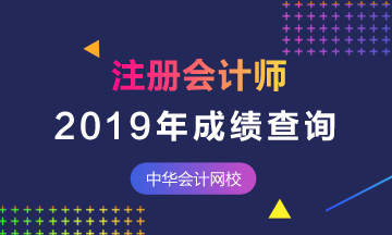 2019年甘肅注冊會計師什么時候能查成績？