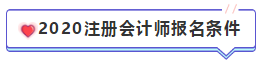 【精華長文匯】2020年注冊(cè)會(huì)計(jì)師報(bào)名時(shí)間和報(bào)名條件 