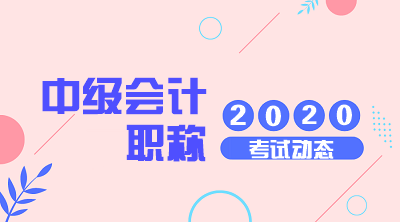 甘肅2020年中級(jí)會(huì)計(jì)師考試報(bào)名時(shí)間