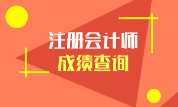 陜西西安2019年注冊會計師成績查詢