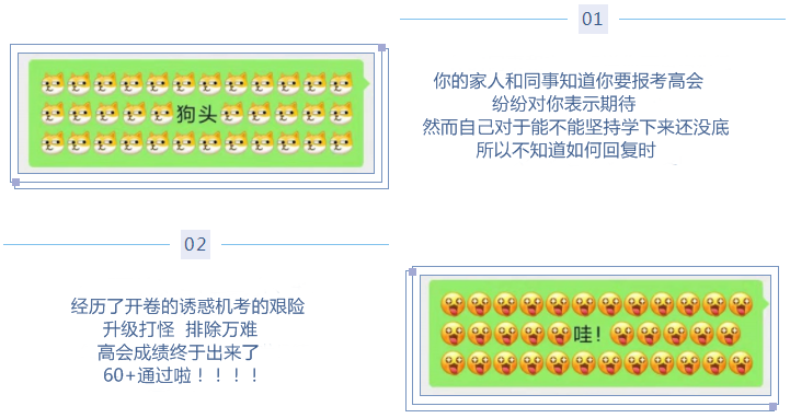 微信新表情 像極了高級(jí)會(huì)計(jì)職稱考生的備考日常！