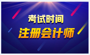 四川2020年注會(huì)什么時(shí)候考試？