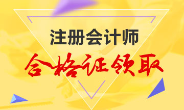 沈陽2019年CPA合格證領(lǐng)取時間