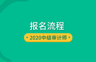 2020中級(jí)審計(jì)師報(bào)名流程