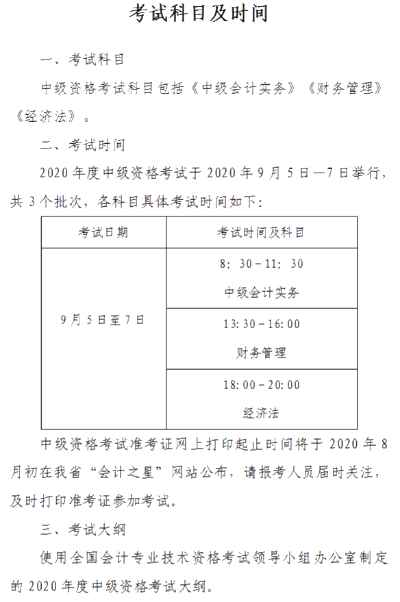 山西晉城2020年中級會計資格網(wǎng)上報名注意事項公布！