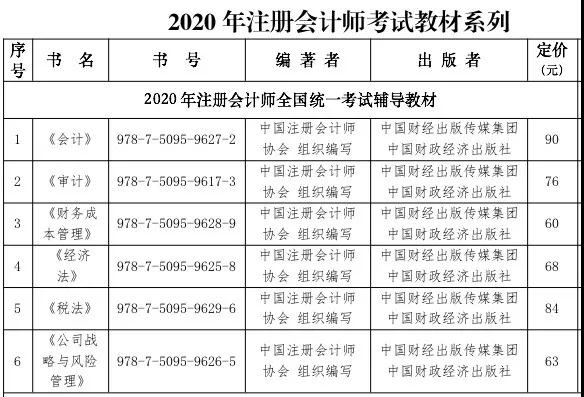 2020注會教材漲價了！注會考生：加價可以 加量就大可不必