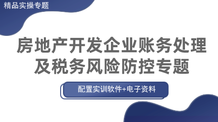 房地產企業(yè)賬務處理及稅務風險防控