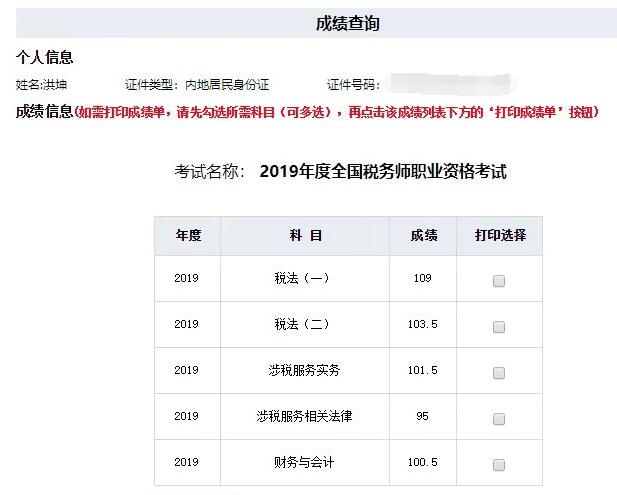 零基礎考生成績單