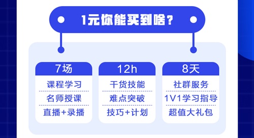 【超大福利】1元搶初級會計C位12小時特訓(xùn)營