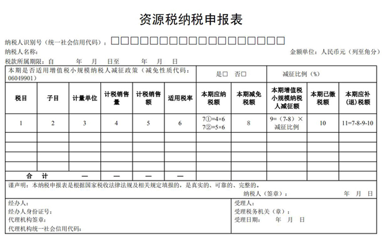 國家稅務總局關(guān)于資源稅征管若干問題的公告（征求意見稿）