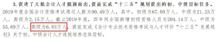 高級會計人才短缺 高級會計師還有3萬多的人才缺口！