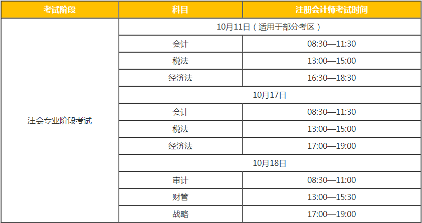 2020年北京市注冊會計(jì)師考試時(shí)間公布啦