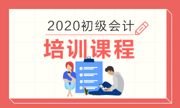 新疆2020初級會(huì)計(jì)考試培訓(xùn)課程