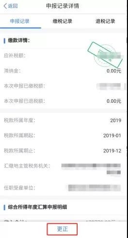 申報(bào)記錄詳情