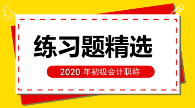 2020年初級(jí)會(huì)計(jì)考試《初級(jí)會(huì)計(jì)實(shí)務(wù)》練習(xí)題精選（六十九）