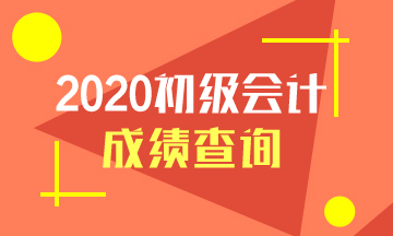 2020年福建省會計(jì)初級職稱考試成績查詢時(shí)間