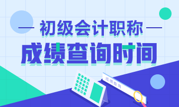 2020年初級會計考試成績怎么查詢？登錄什么網(wǎng)站？