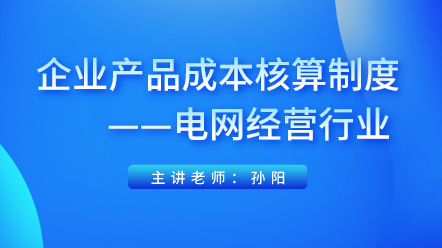 企業(yè)產(chǎn)品成本核算制度——電網(wǎng)經(jīng)營(yíng)行業(yè)